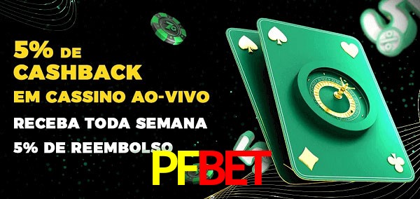 Promoções do cassino ao Vivo PFBET